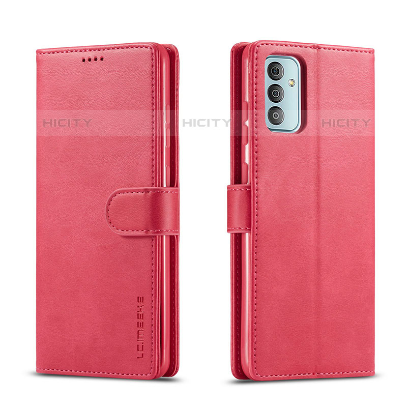 Handytasche Stand Schutzhülle Flip Leder Hülle LC1 für Samsung Galaxy M23 5G Pink