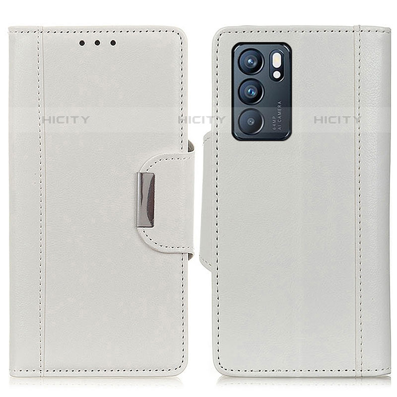 Handytasche Stand Schutzhülle Flip Leder Hülle M01L für Oppo Reno6 5G groß