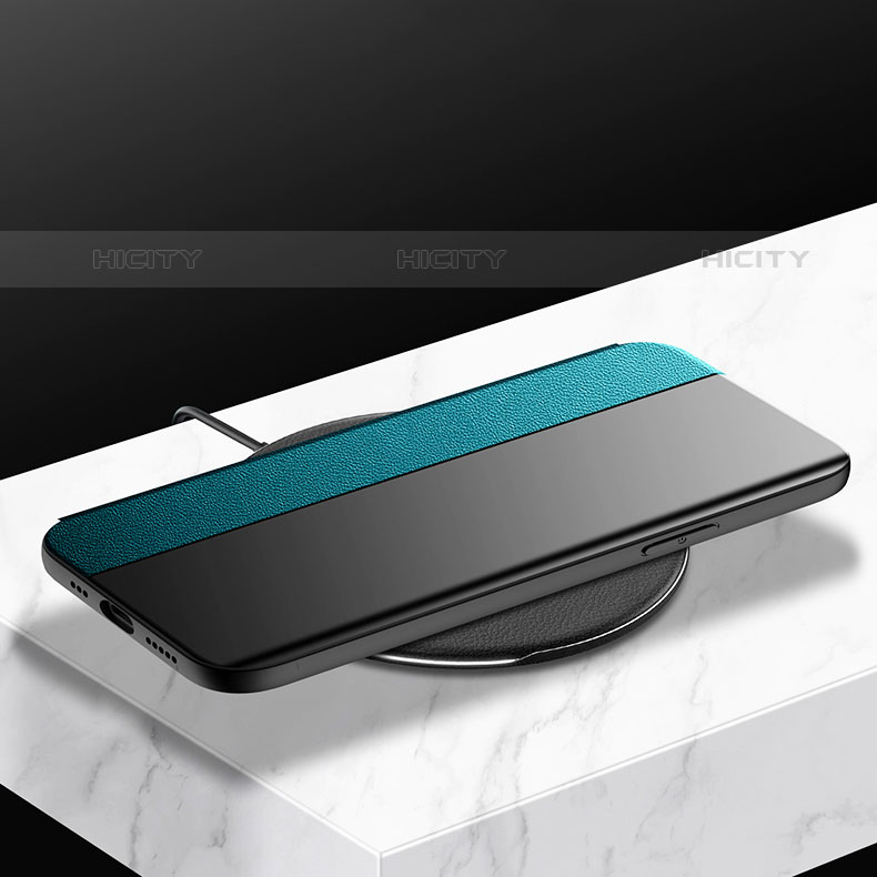 Handytasche Stand Schutzhülle Flip Leder Hülle M03 für Apple iPhone 15 Pro groß