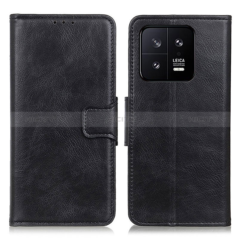 Handytasche Stand Schutzhülle Flip Leder Hülle M09L für Xiaomi Mi 13 5G Schwarz Plus