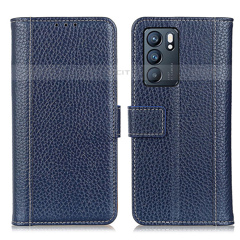 Handytasche Stand Schutzhülle Flip Leder Hülle M14L für Oppo Reno6 5G groß