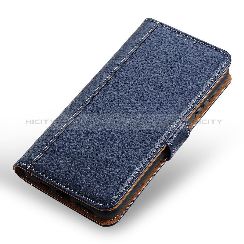 Handytasche Stand Schutzhülle Flip Leder Hülle M14L für Samsung Galaxy A02s Blau Plus