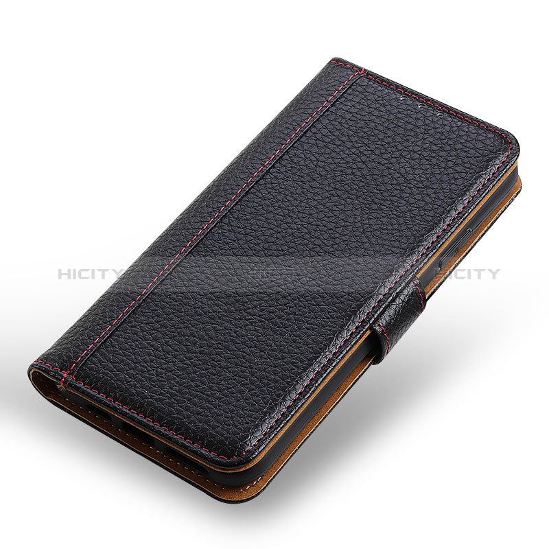 Handytasche Stand Schutzhülle Flip Leder Hülle M14L für Samsung Galaxy A02s Schwarz Plus