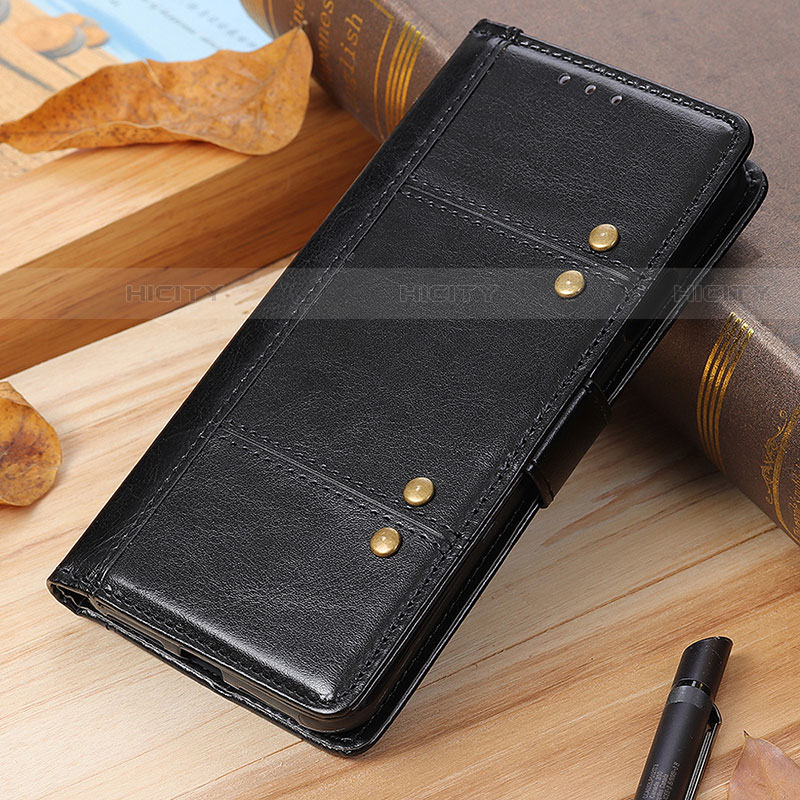 Handytasche Stand Schutzhülle Flip Leder Hülle M19L für Samsung Galaxy S21 Ultra 5G Schwarz