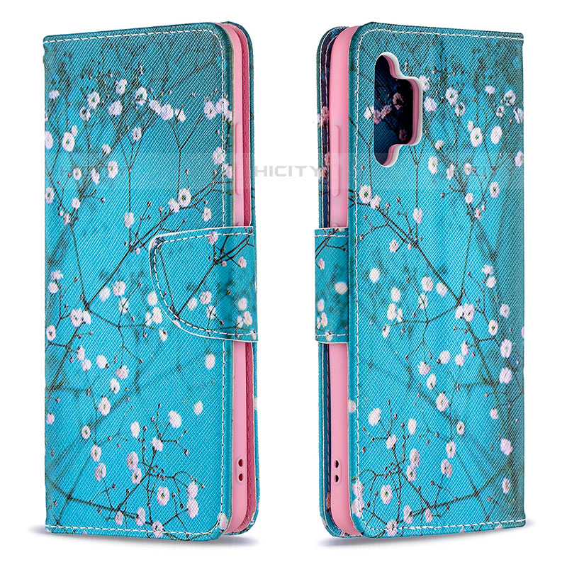 Handytasche Stand Schutzhülle Flip Leder Hülle Modisch Muster B01F für Samsung Galaxy M32 5G