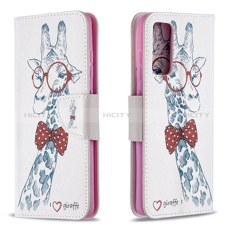 Handytasche Stand Schutzhülle Flip Leder Hülle Modisch Muster B01F für Samsung Galaxy S20 FE 5G