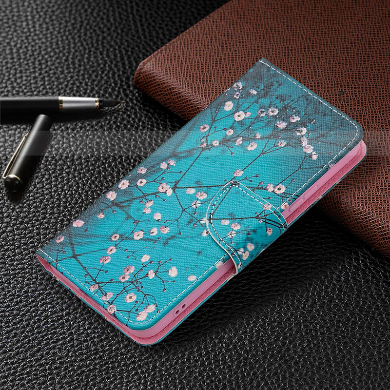 Handytasche Stand Schutzhülle Flip Leder Hülle Modisch Muster B01F für Samsung Galaxy S21 Plus 5G