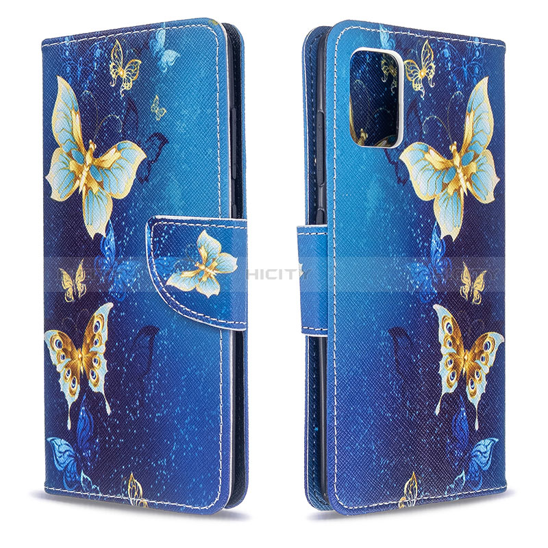 Handytasche Stand Schutzhülle Flip Leder Hülle Modisch Muster B03F für Samsung Galaxy A51 5G