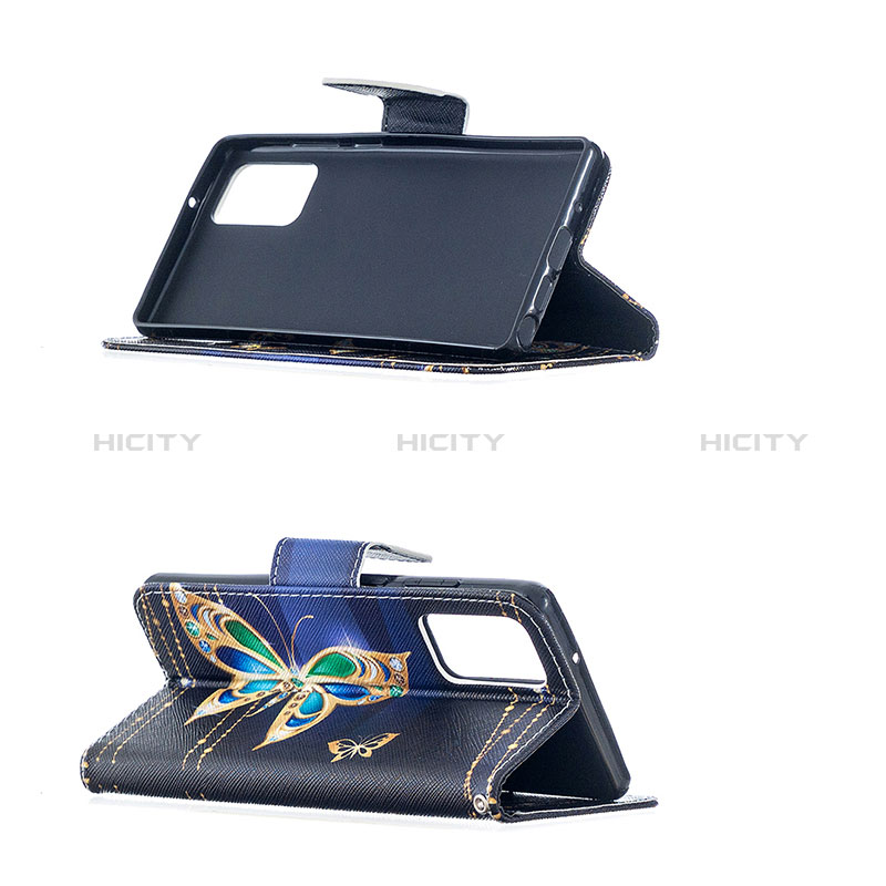 Handytasche Stand Schutzhülle Flip Leder Hülle Modisch Muster B03F für Samsung Galaxy Note 20 5G groß