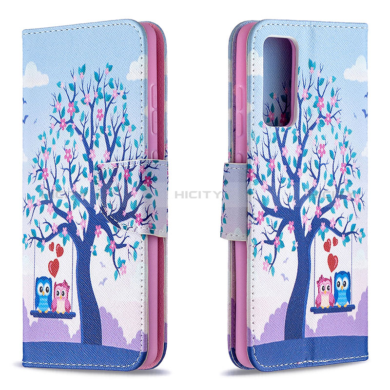 Handytasche Stand Schutzhülle Flip Leder Hülle Modisch Muster B03F für Samsung Galaxy S20 Lite 5G