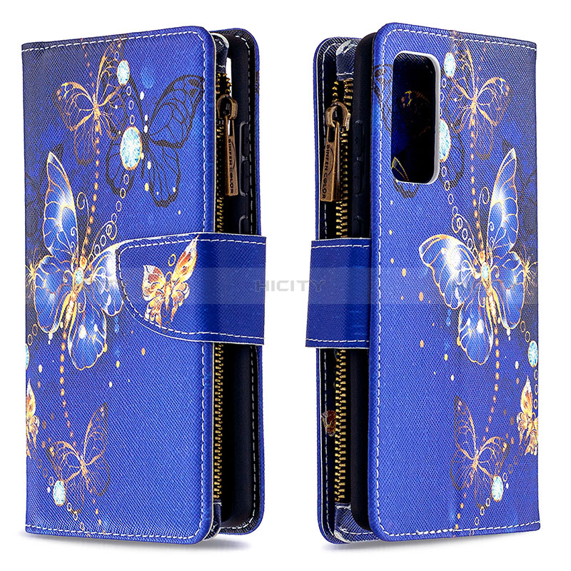 Handytasche Stand Schutzhülle Flip Leder Hülle Modisch Muster B04F für Samsung Galaxy S20 FE 5G