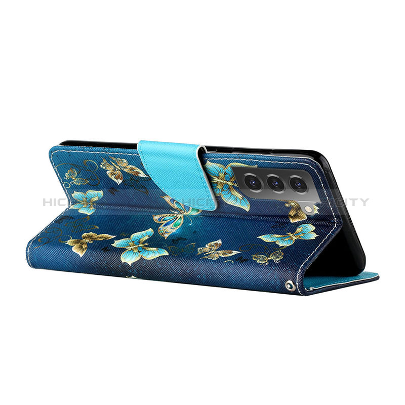 Handytasche Stand Schutzhülle Flip Leder Hülle Modisch Muster H01X für Samsung Galaxy S22 5G