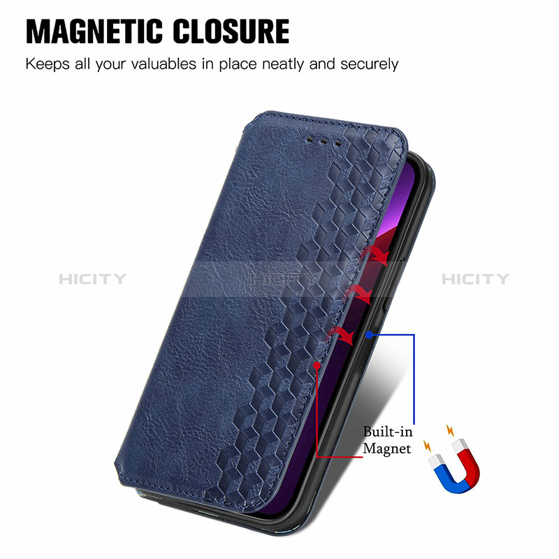 Handytasche Stand Schutzhülle Flip Leder Hülle Modisch Muster H15 für Apple iPhone 15 groß