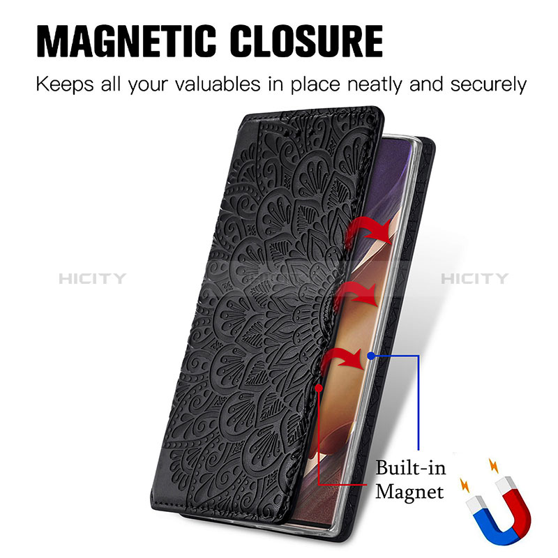 Handytasche Stand Schutzhülle Flip Leder Hülle Modisch Muster S01D für Samsung Galaxy Note 20 Ultra 5G
