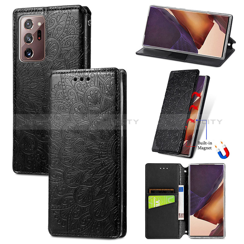Handytasche Stand Schutzhülle Flip Leder Hülle Modisch Muster S01D für Samsung Galaxy Note 20 Ultra 5G