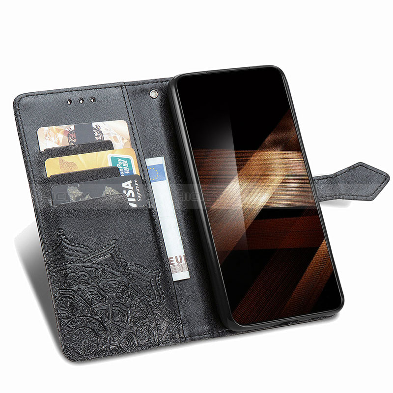 Handytasche Stand Schutzhülle Flip Leder Hülle Modisch Muster S01D für Samsung Galaxy S24 5G