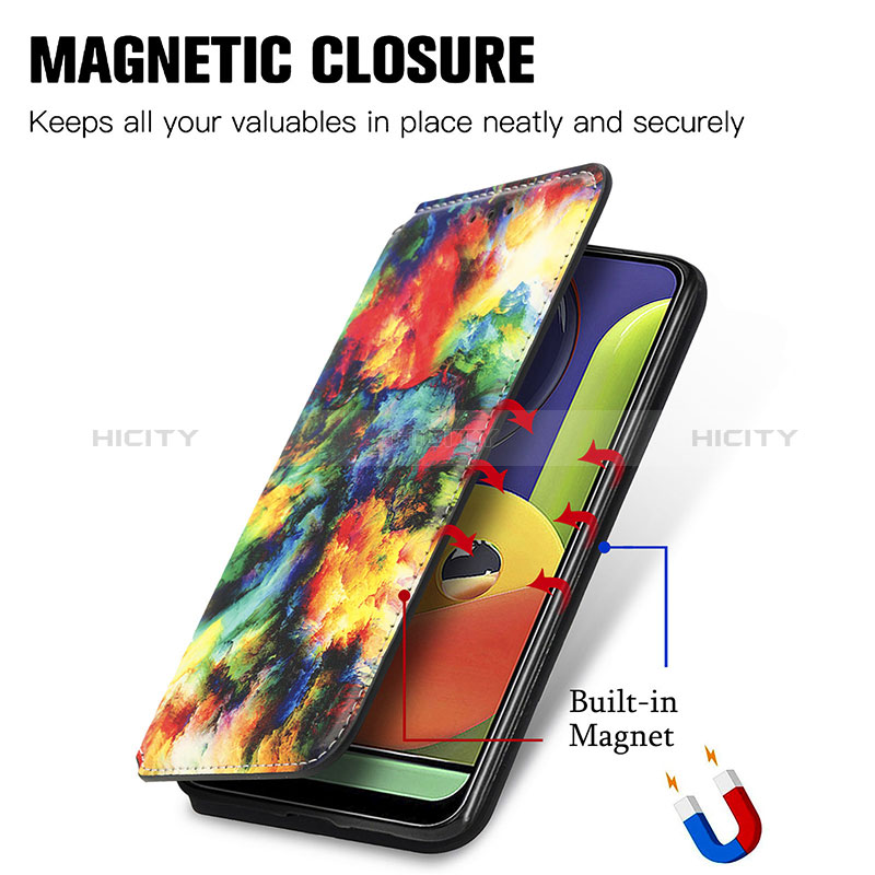 Handytasche Stand Schutzhülle Flip Leder Hülle Modisch Muster S02D für Samsung Galaxy A30S