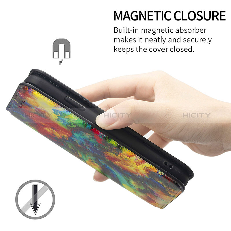 Handytasche Stand Schutzhülle Flip Leder Hülle Modisch Muster S02D für Samsung Galaxy M12