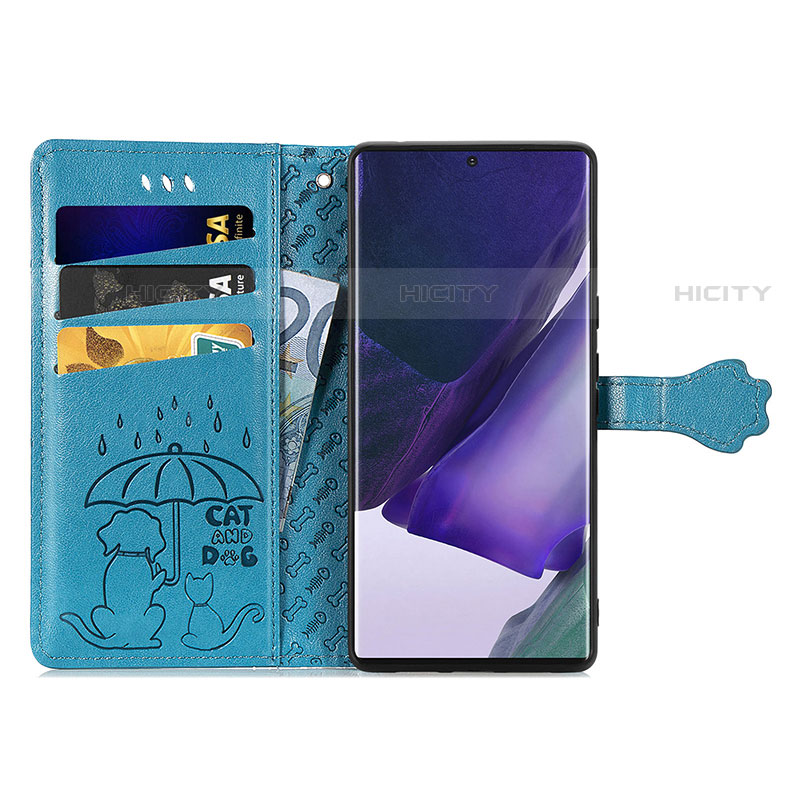 Handytasche Stand Schutzhülle Flip Leder Hülle Modisch Muster S05D für Samsung Galaxy S21 Ultra 5G