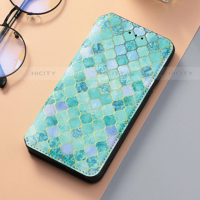 Handytasche Stand Schutzhülle Flip Leder Hülle Modisch Muster S06D für Samsung Galaxy S21 5G