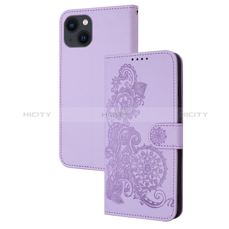 Handytasche Stand Schutzhülle Flip Leder Hülle Modisch Muster Y02X für Apple iPhone 14 groß
