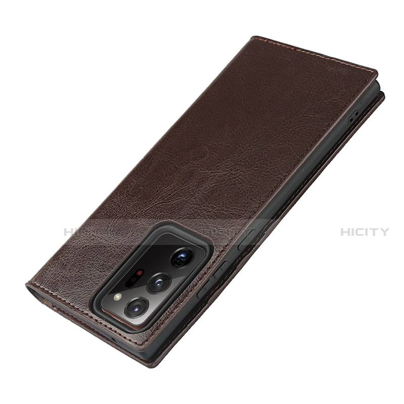 Handytasche Stand Schutzhülle Flip Leder Hülle N04 für Samsung Galaxy Note 20 Ultra 5G groß