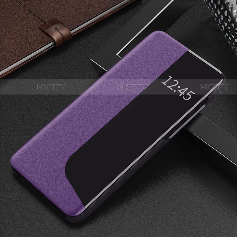 Handytasche Stand Schutzhülle Flip Leder Hülle N09 für Huawei P40 Pro Violett Plus