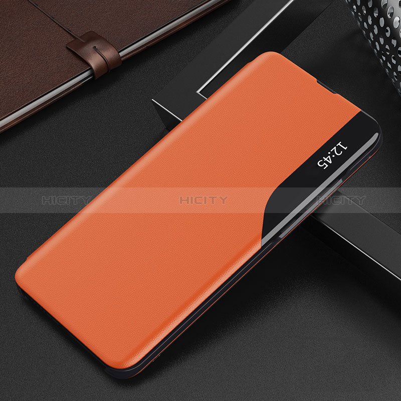 Handytasche Stand Schutzhülle Flip Leder Hülle Q02H für Xiaomi Poco X3 Pro Orange