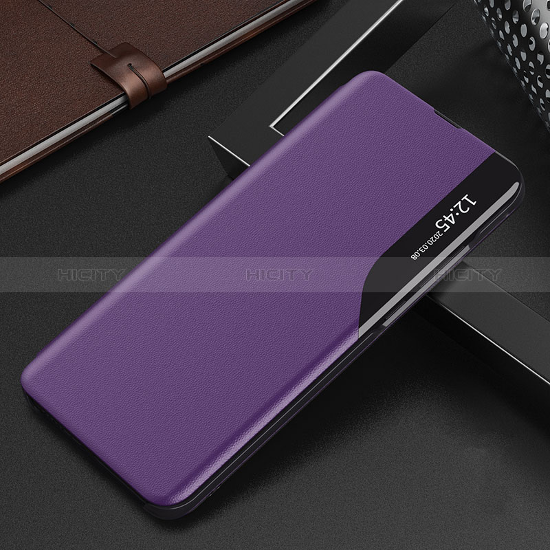 Handytasche Stand Schutzhülle Flip Leder Hülle QH2 für Samsung Galaxy A20 Violett