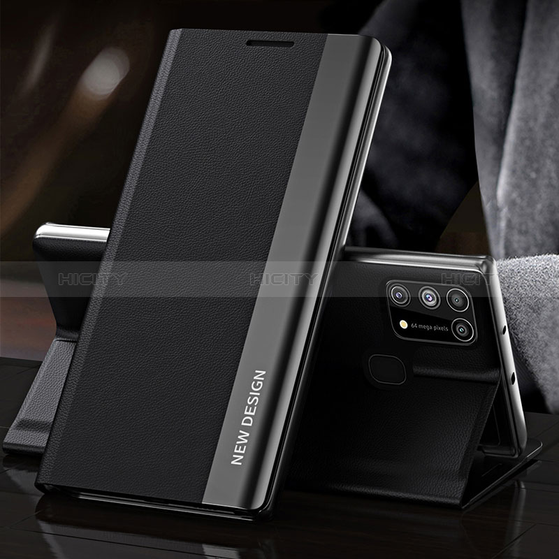 Handytasche Stand Schutzhülle Flip Leder Hülle QH3 für Samsung Galaxy M21s