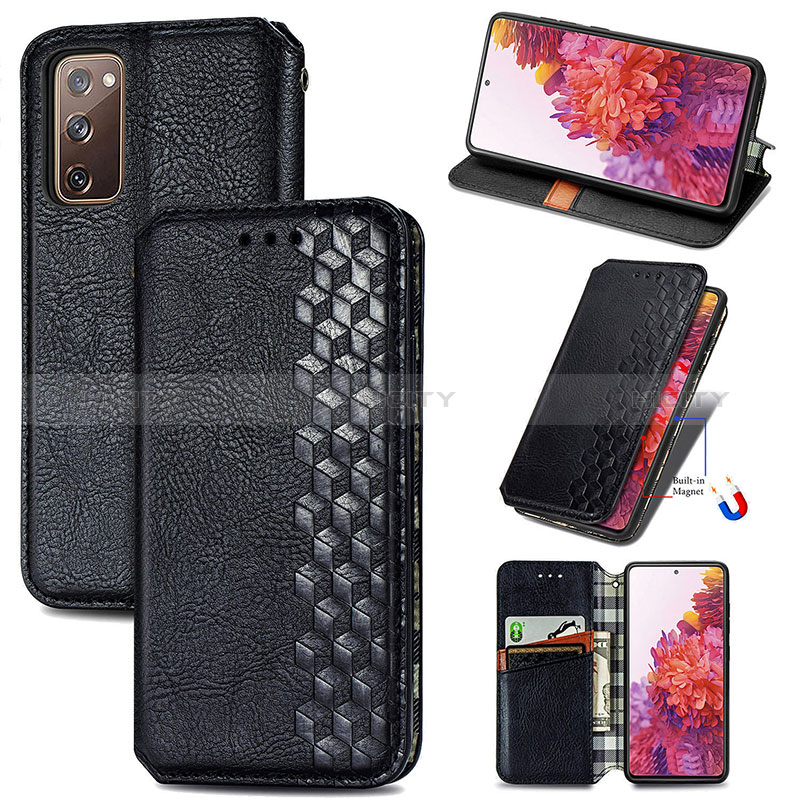 Handytasche Stand Schutzhülle Flip Leder Hülle S01D für Samsung Galaxy S20 FE (2022) 5G