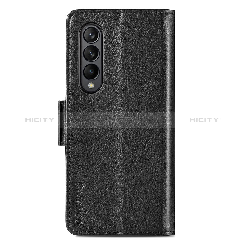 Handytasche Stand Schutzhülle Flip Leder Hülle S01D für Samsung Galaxy Z Fold3 5G groß