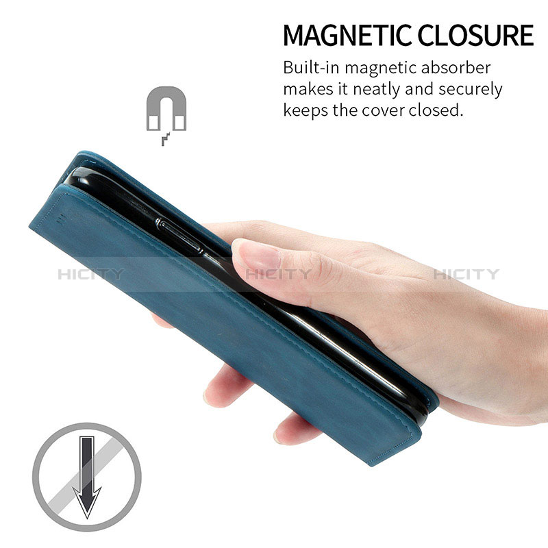 Handytasche Stand Schutzhülle Flip Leder Hülle S04D für Xiaomi Redmi Note 9 Pro
