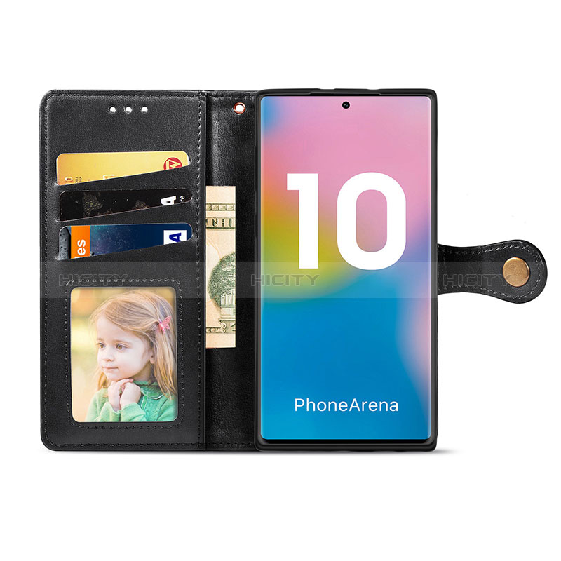 Handytasche Stand Schutzhülle Flip Leder Hülle S05D für Samsung Galaxy Note 10 Plus 5G
