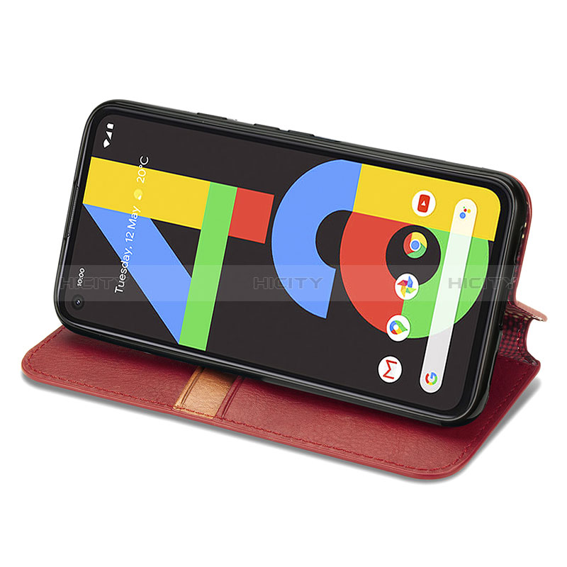Handytasche Stand Schutzhülle Flip Leder Hülle S10D für Google Pixel 4a