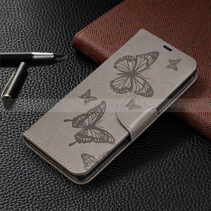 Handytasche Stand Schutzhülle Flip Leder Hülle Schmetterling B01F für Samsung Galaxy Note 20 5G