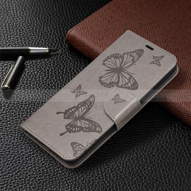 Handytasche Stand Schutzhülle Flip Leder Hülle Schmetterling B01F für Samsung Galaxy S20 FE 5G