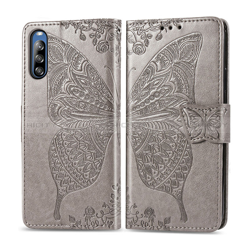 Handytasche Stand Schutzhülle Flip Leder Hülle Schmetterling für Sony Xperia L4