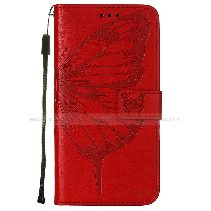 Handytasche Stand Schutzhülle Flip Leder Hülle Schmetterling L10 für Apple iPhone 13 Mini Rot