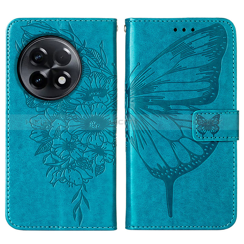 Handytasche Stand Schutzhülle Flip Leder Hülle Schmetterling Y01B für OnePlus 11R 5G