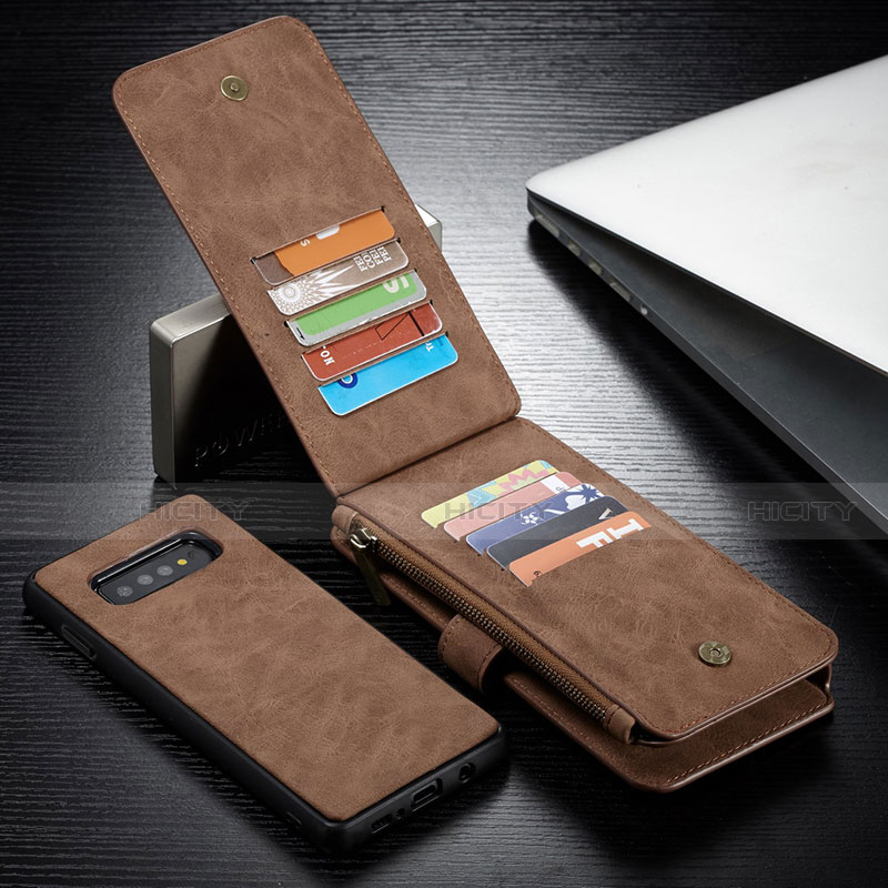 Handytasche Stand Schutzhülle Flip Leder Hülle T02 für Samsung Galaxy S10