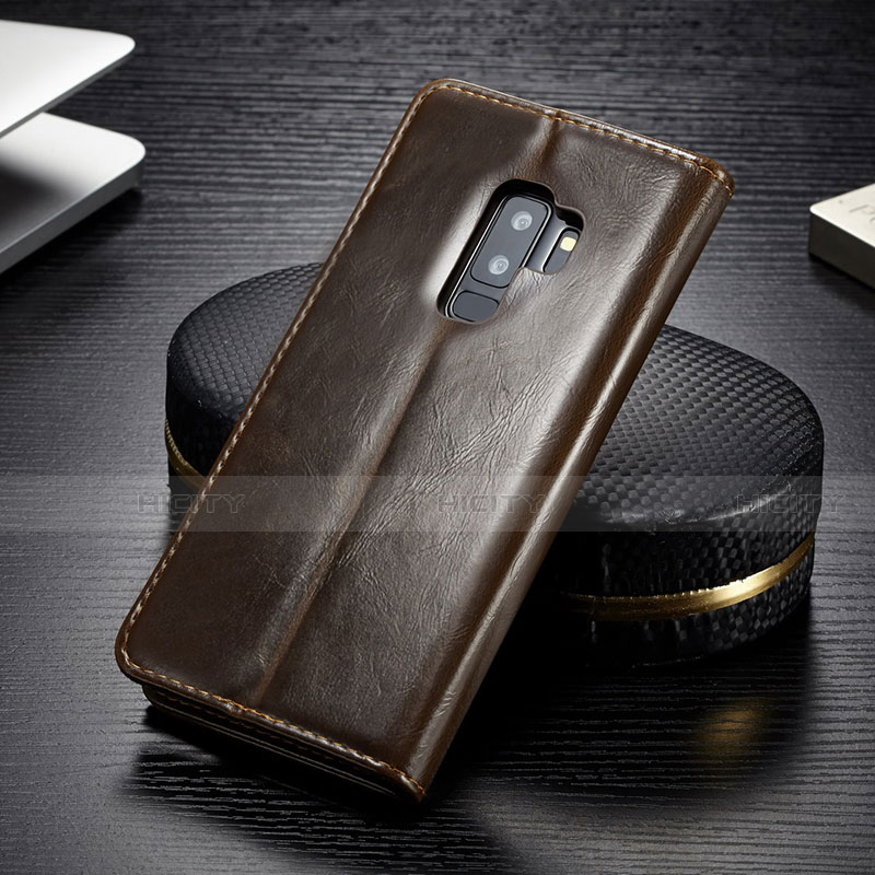 Handytasche Stand Schutzhülle Flip Leder Hülle T02 für Samsung Galaxy S9 Plus