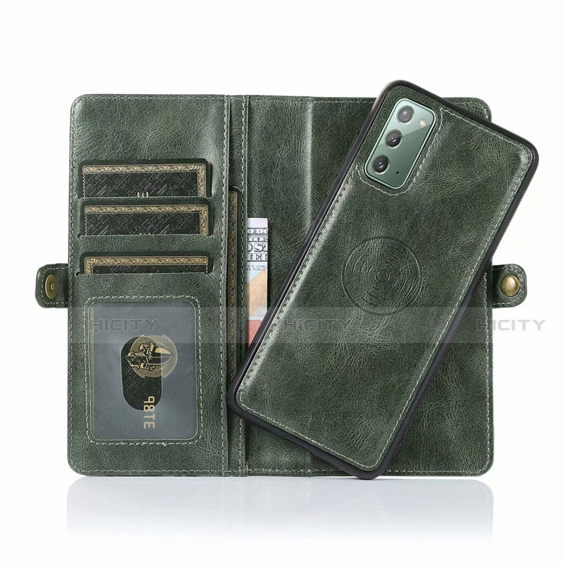 Handytasche Stand Schutzhülle Flip Leder Hülle T03 für Samsung Galaxy Note 20 5G groß
