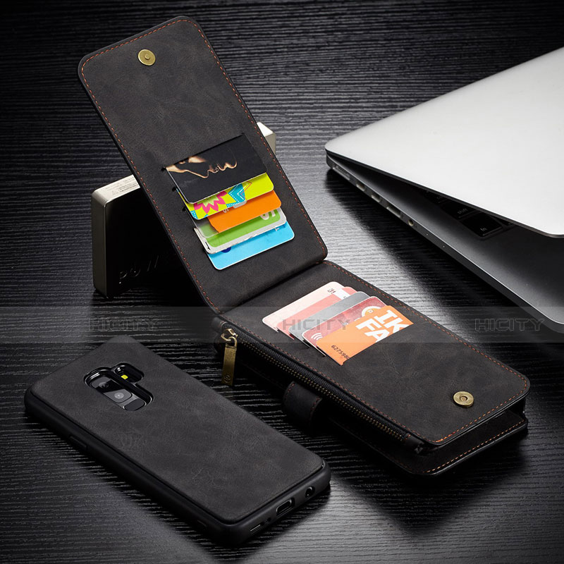 Handytasche Stand Schutzhülle Flip Leder Hülle T03 für Samsung Galaxy S9 Plus