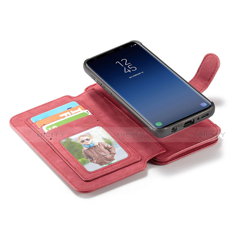 Handytasche Stand Schutzhülle Flip Leder Hülle T03 für Samsung Galaxy S9 Plus