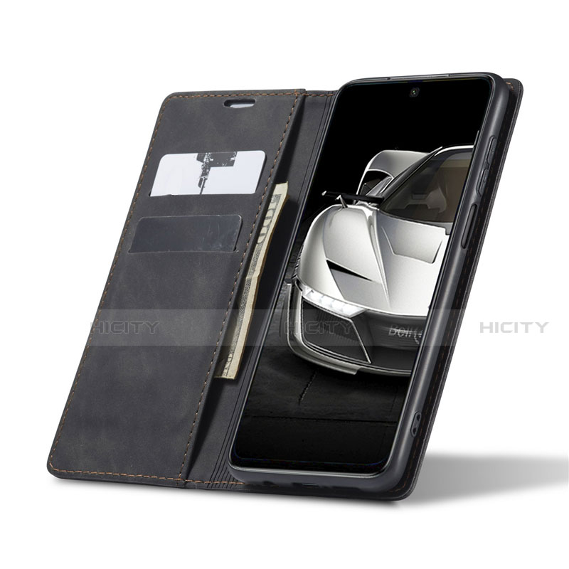 Handytasche Stand Schutzhülle Flip Leder Hülle T03 für Xiaomi Redmi Note 9S groß