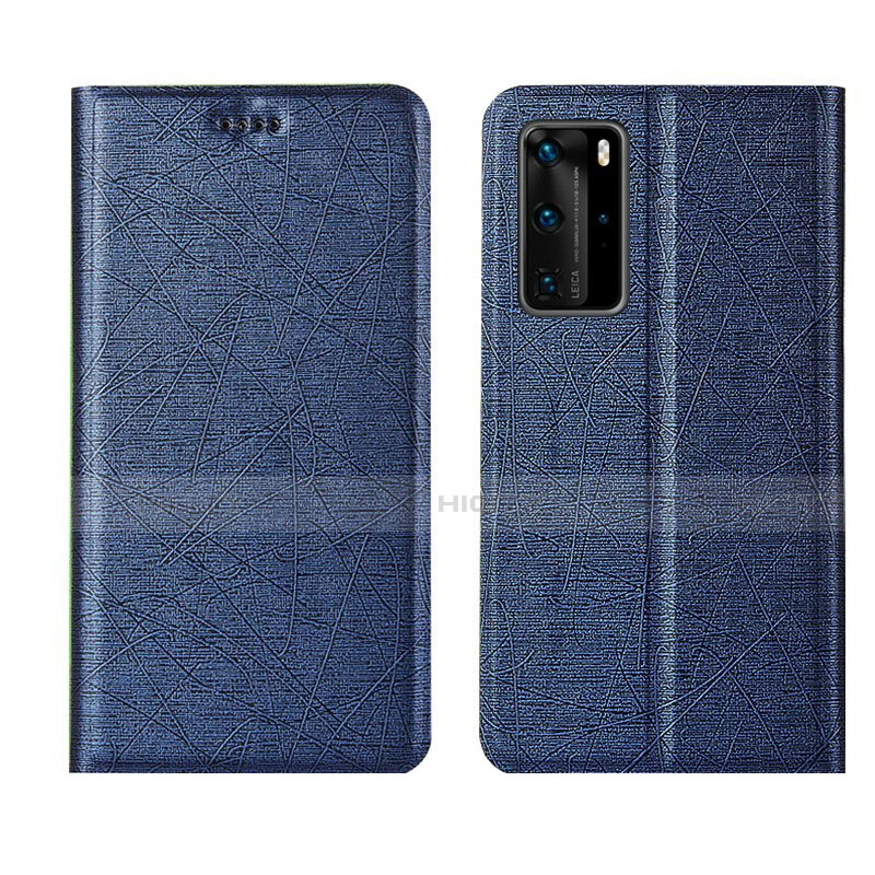 Handytasche Stand Schutzhülle Flip Leder Hülle T04 für Huawei P40 Pro groß