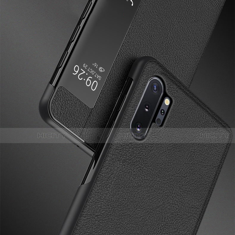 Handytasche Stand Schutzhülle Flip Leder Hülle T04 für Samsung Galaxy Note 10 Plus 5G groß