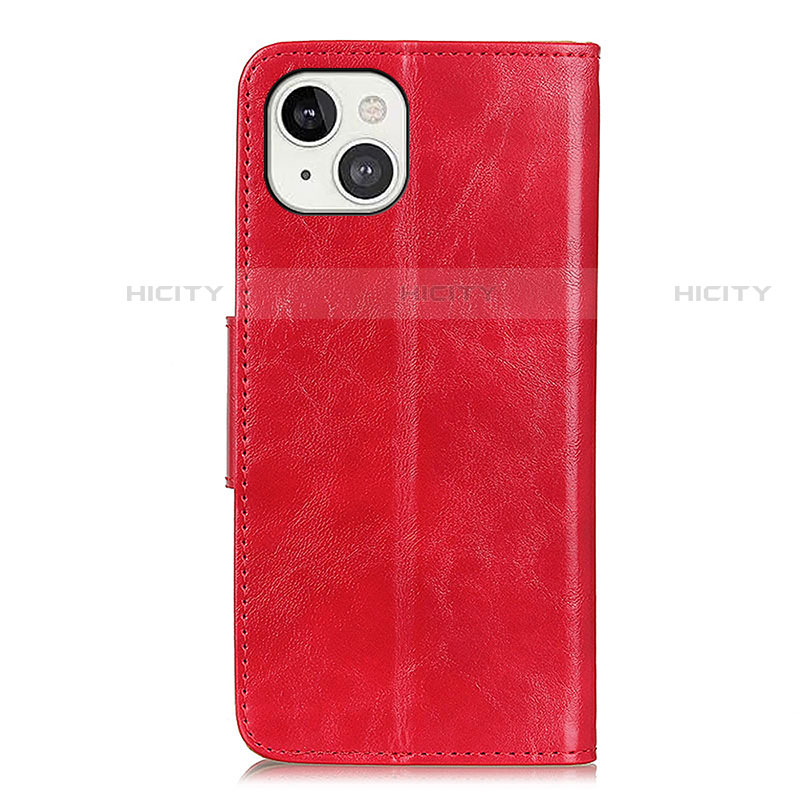 Handytasche Stand Schutzhülle Flip Leder Hülle T05 für Apple iPhone 14 groß