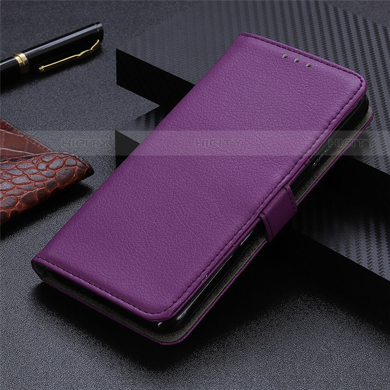 Handytasche Stand Schutzhülle Flip Leder Hülle T05 für Xiaomi Redmi 9AT Violett